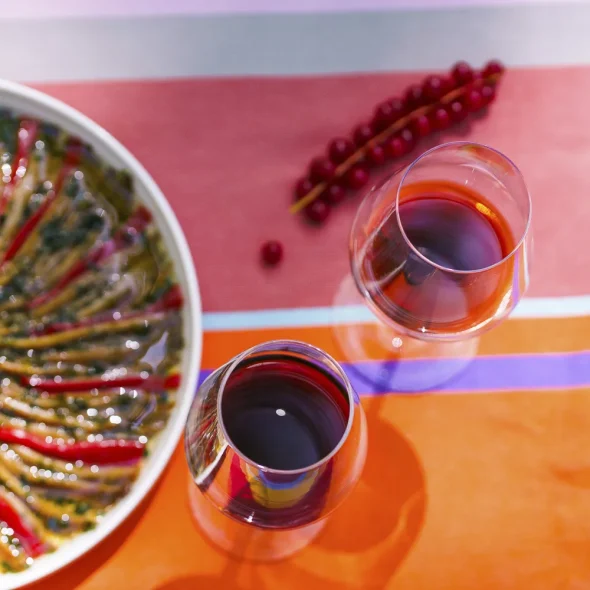 dégustation d'anchois et de vin